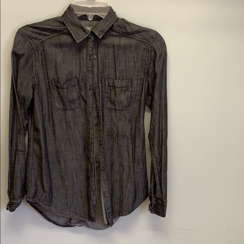 Abercrombie Grey Button Down Shirt